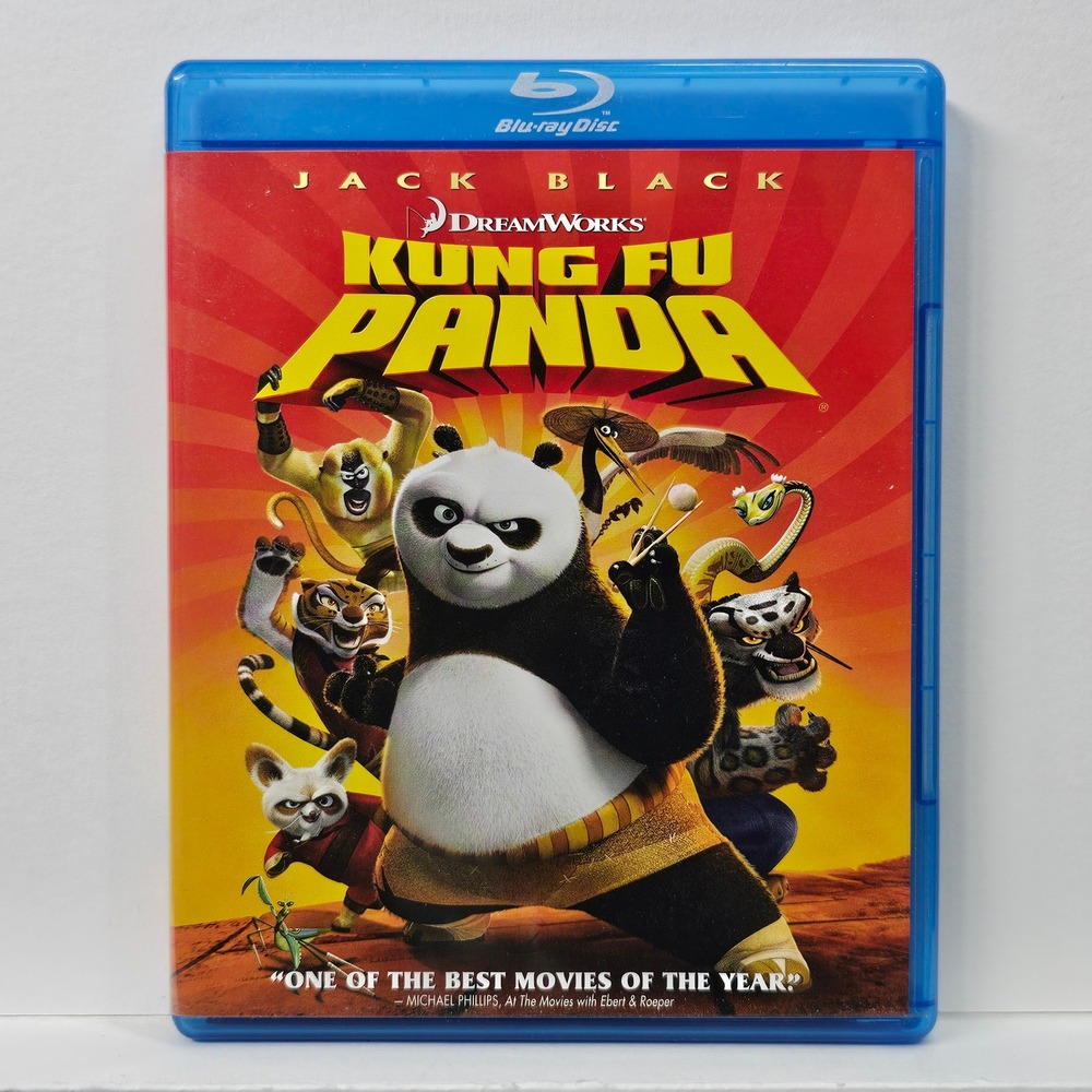 DreamWorks Kung Fu Panda Blu-ray Jack Black‎ Animated Martial Arts Movie PG